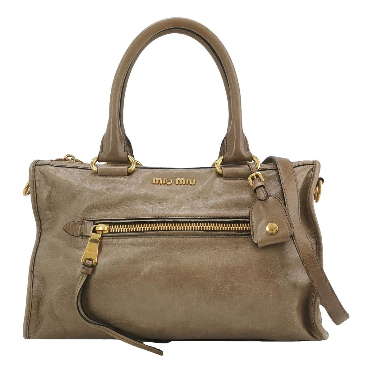 Vitello leather handbag