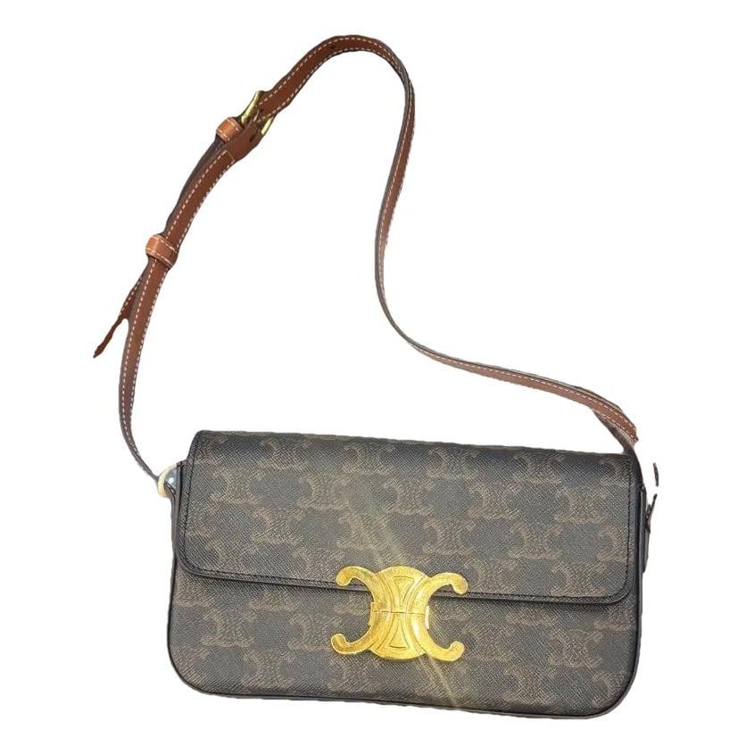 Triomphe Long leather handbag