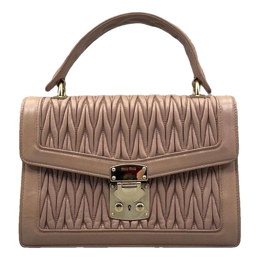 Miu Confidential leather handbag