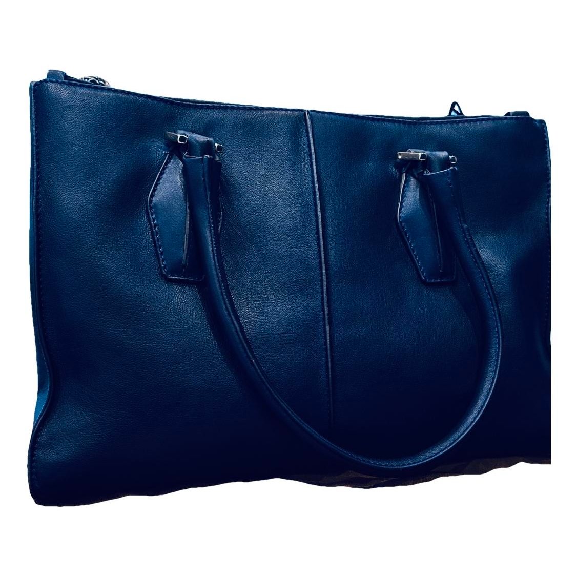 Shopping Media leather handbag