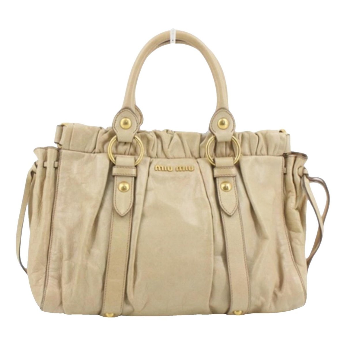 Miu Club leather handbag