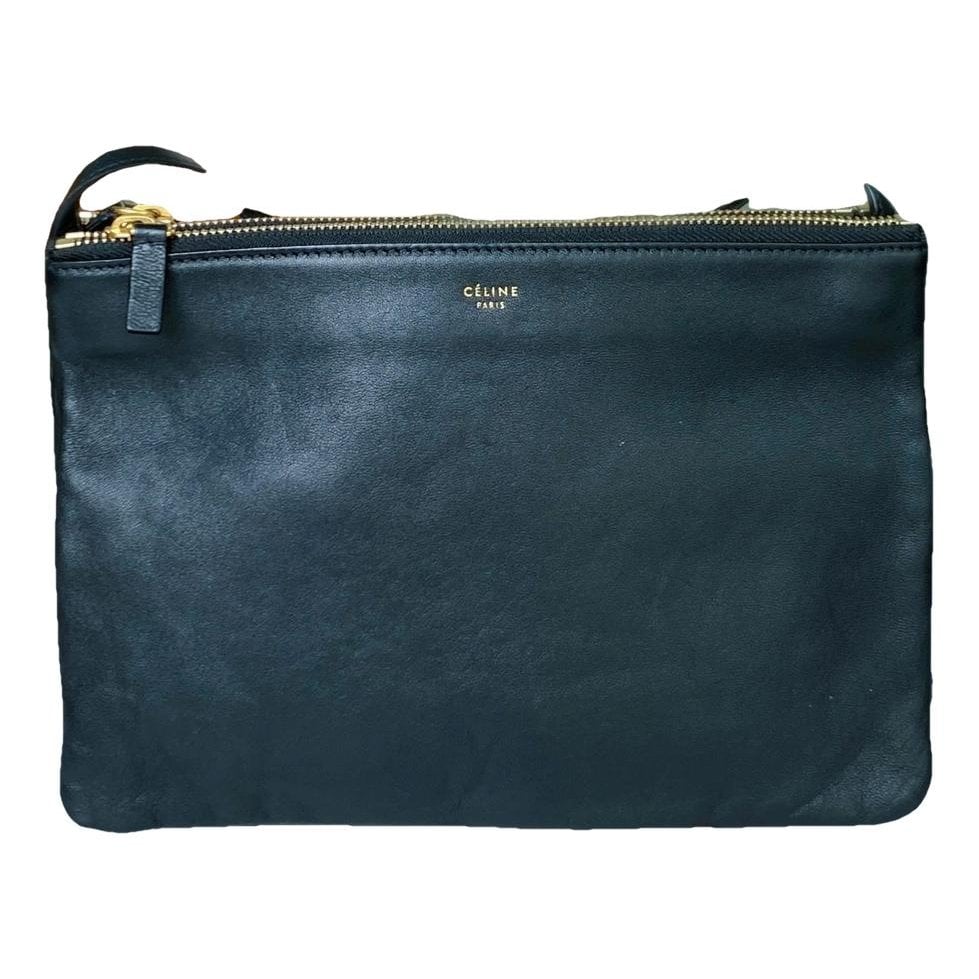 Trio leather crossbody bag