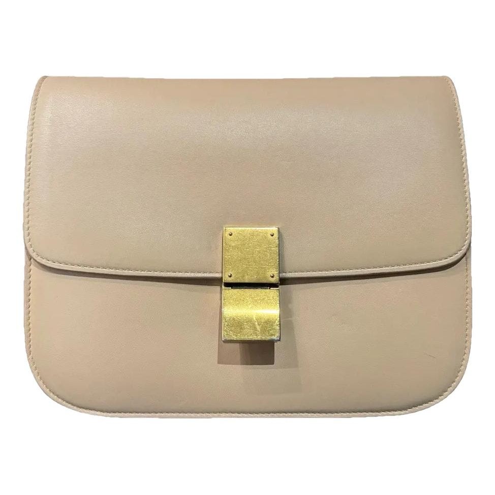 Classic leather crossbody bag