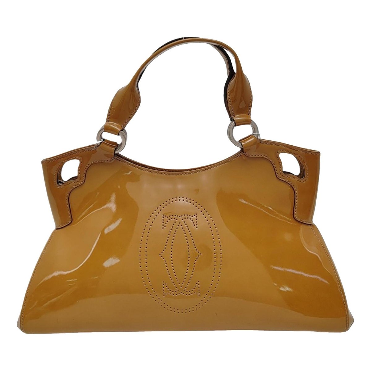 Marcello patent leather handbag