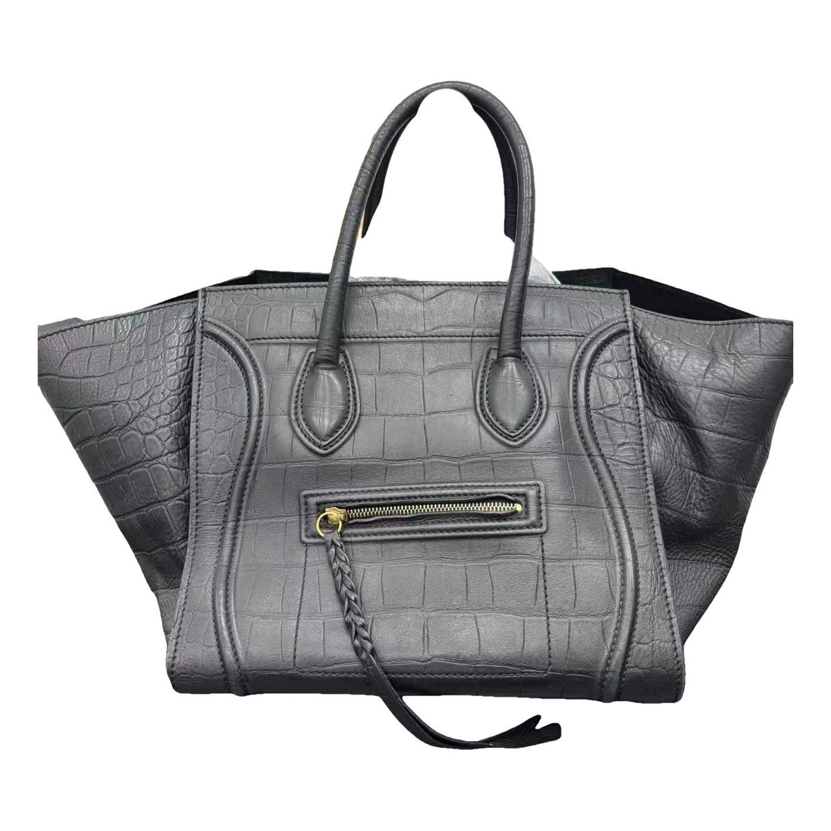Luggage leather handbag