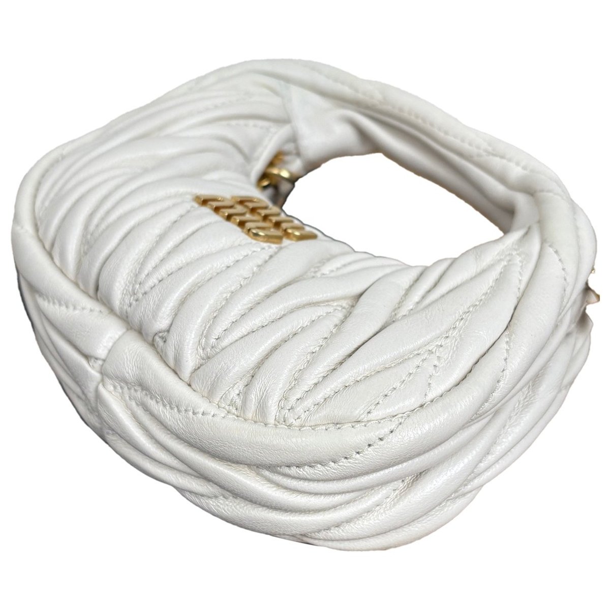 Miu Wander leather handbag
