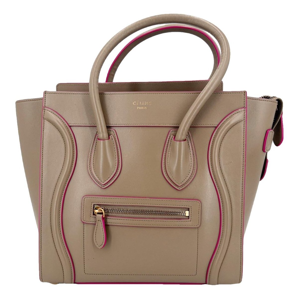 Luggage leather handbag