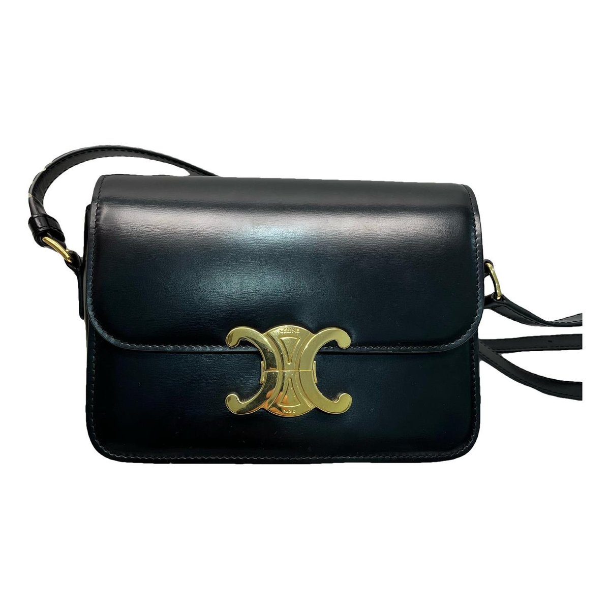Triomphe leather handbag