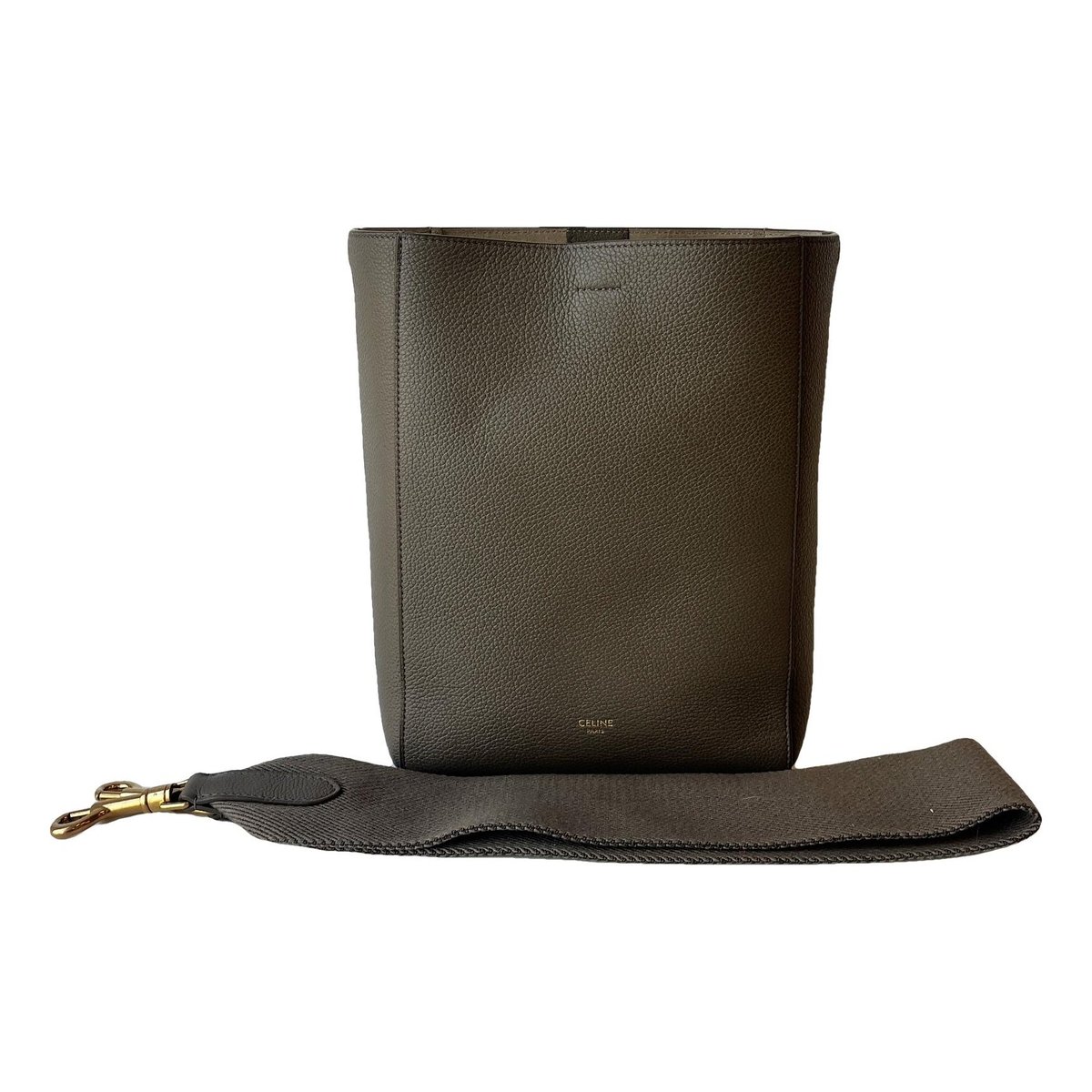 Seau Sangle leather tote