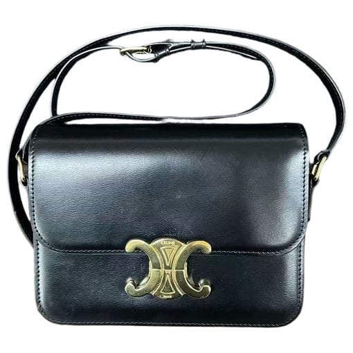 Triomphe leather handbag