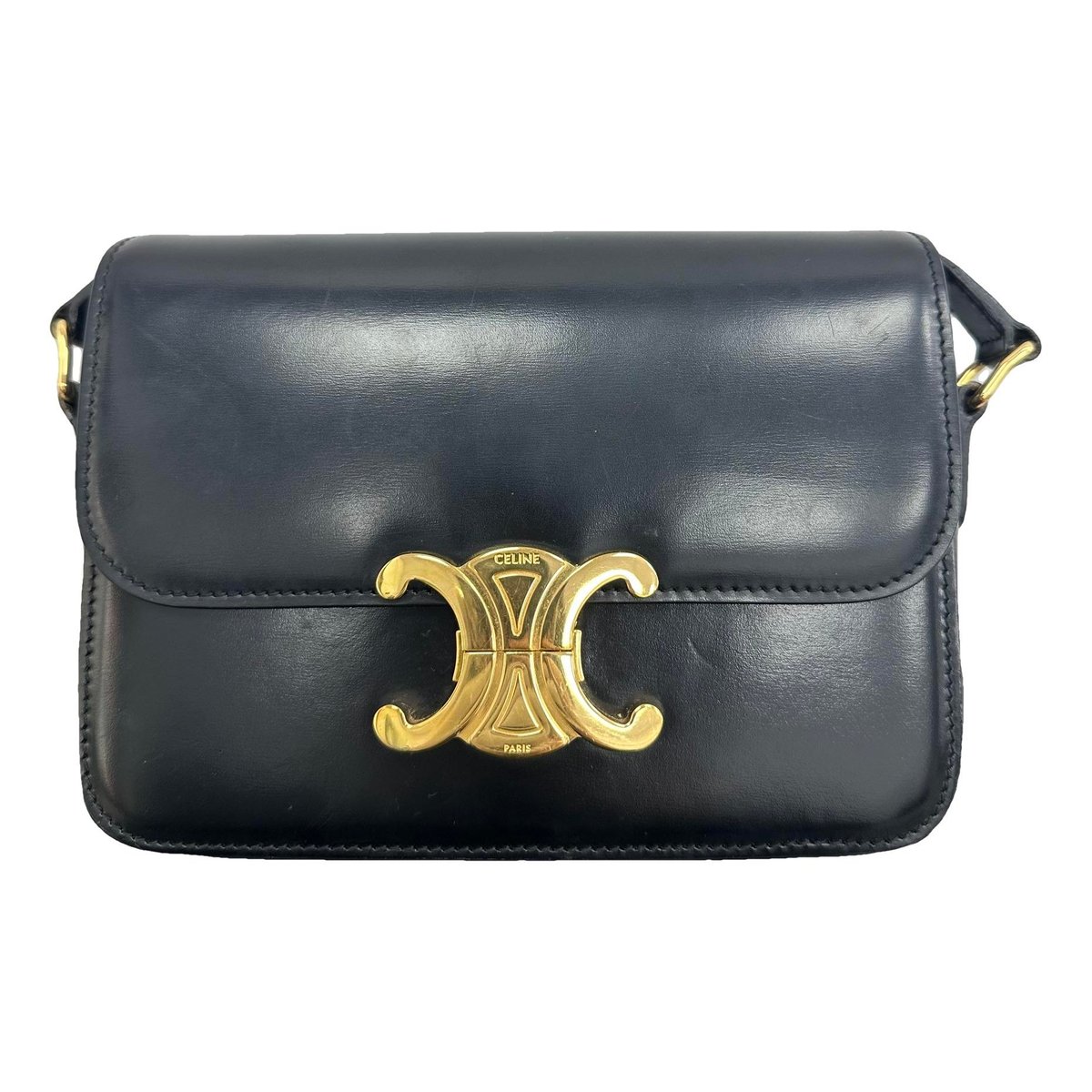Triomphe leather handbag