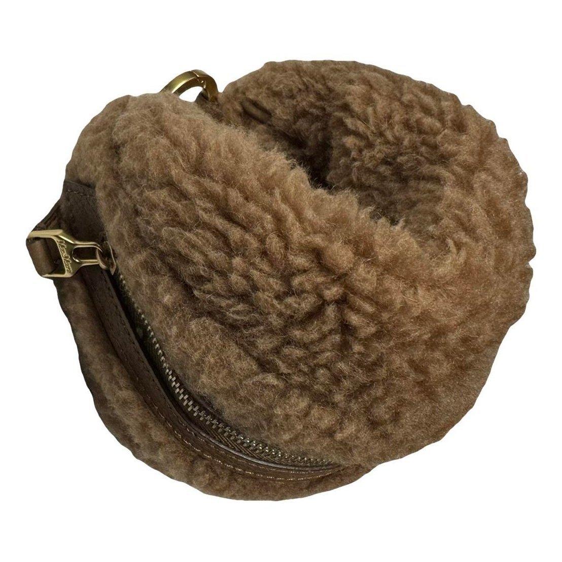 Max Mara Atelier faux fur mini bag