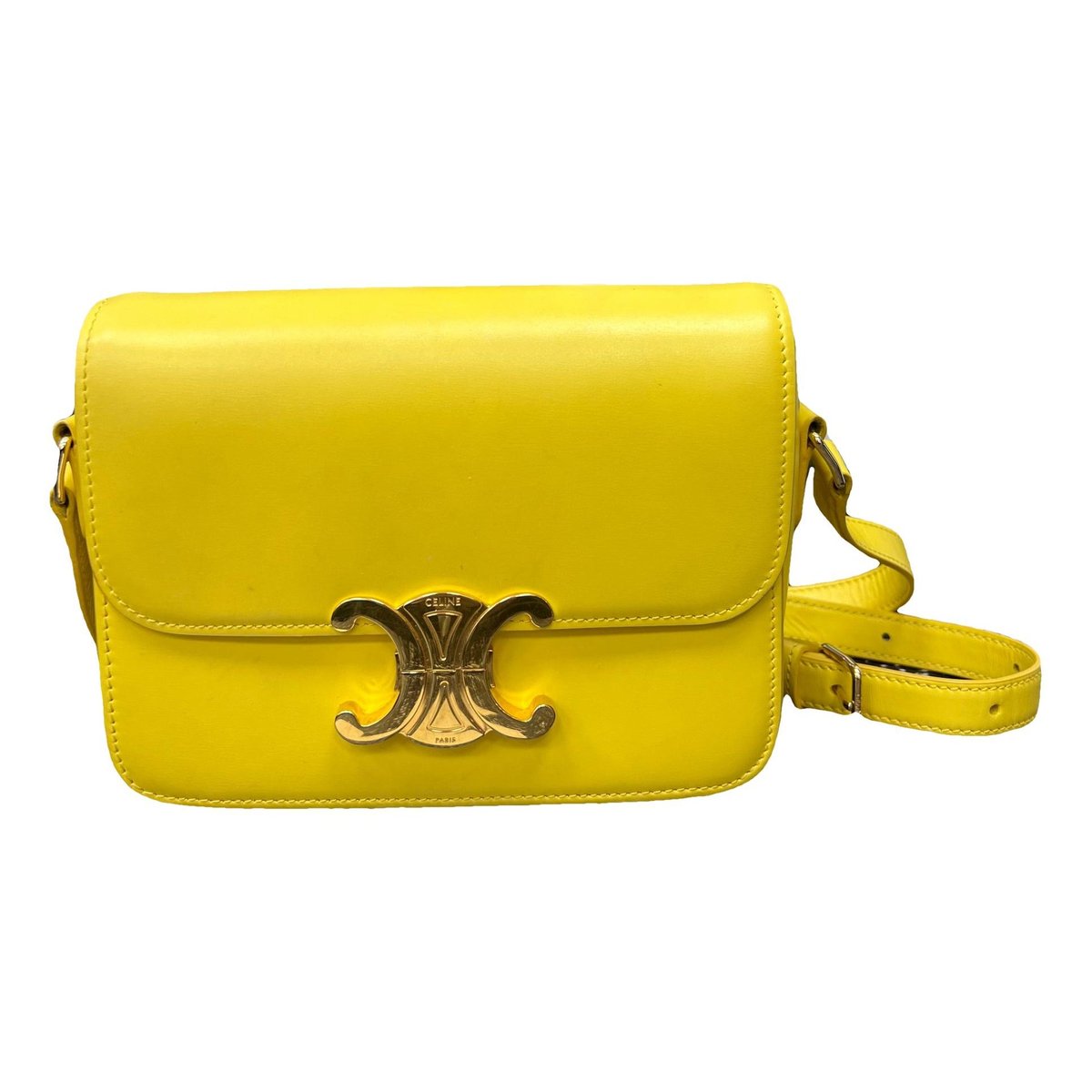 Triomphe leather handbag