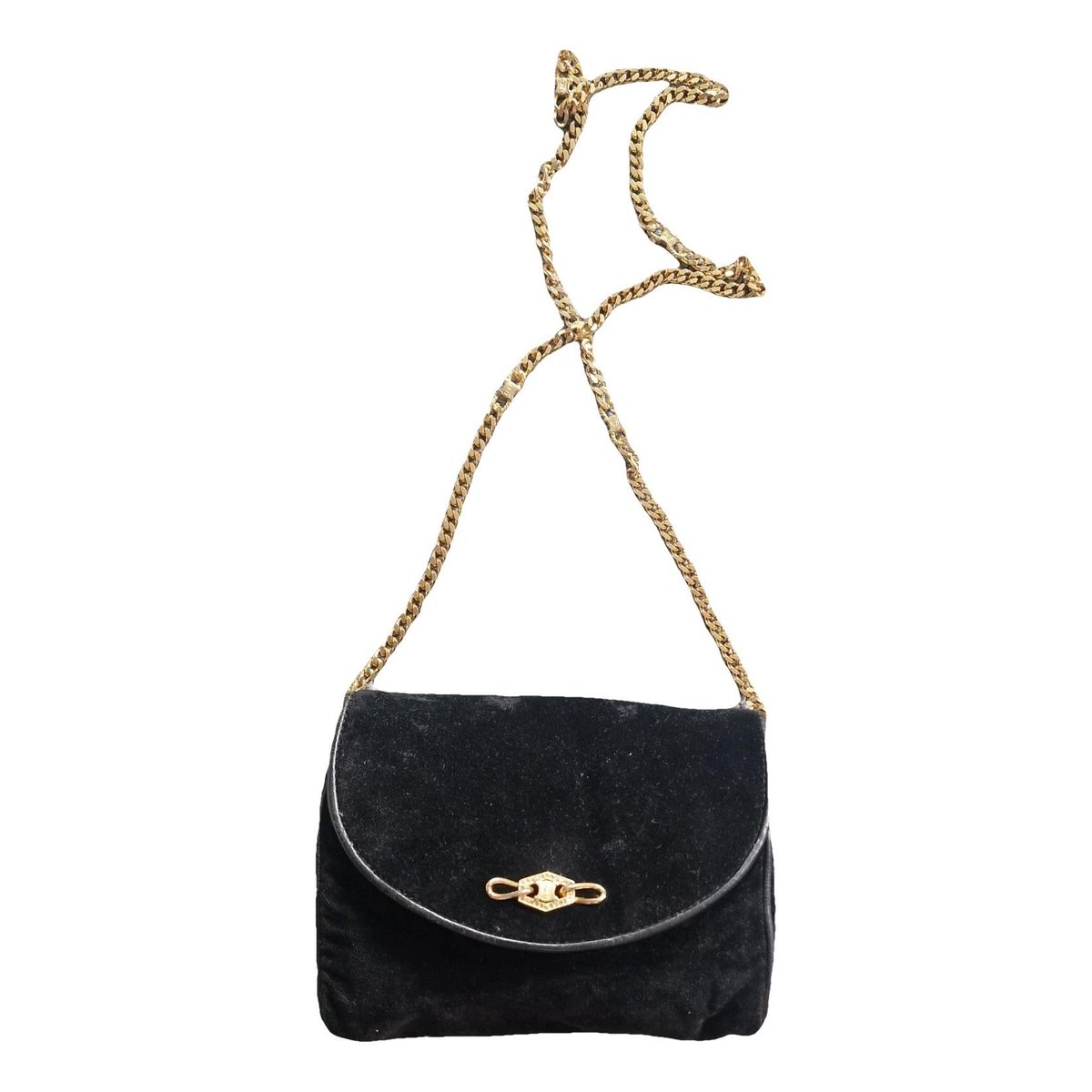 Triomphe velvet handbag