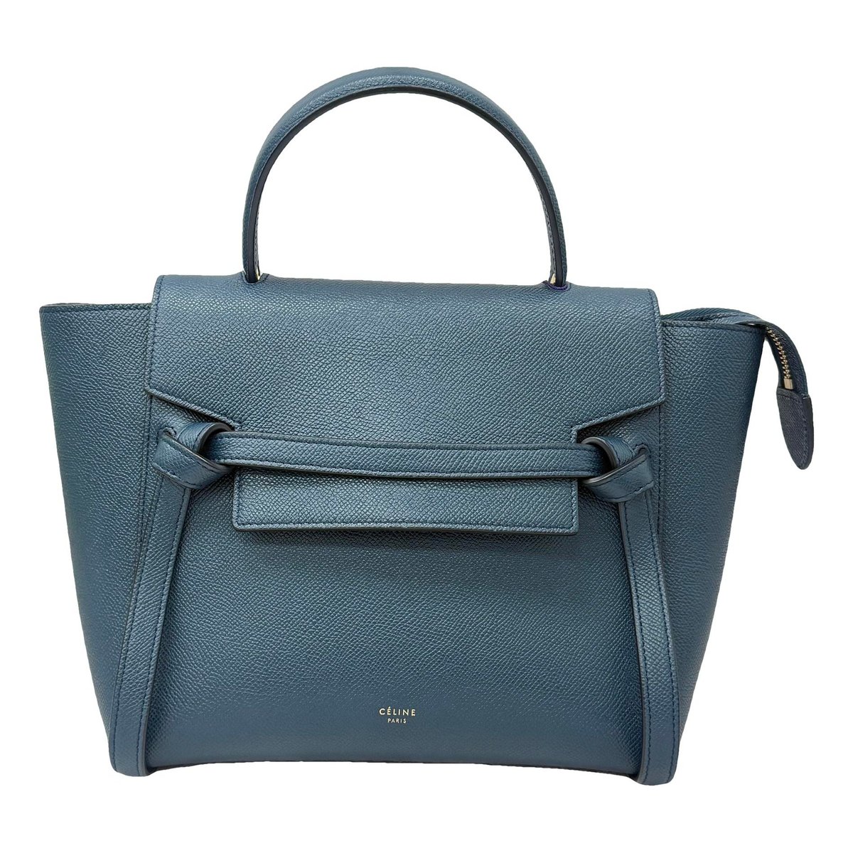 Belt leather handbag