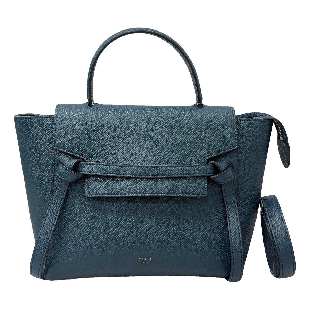 Belt leather handbag