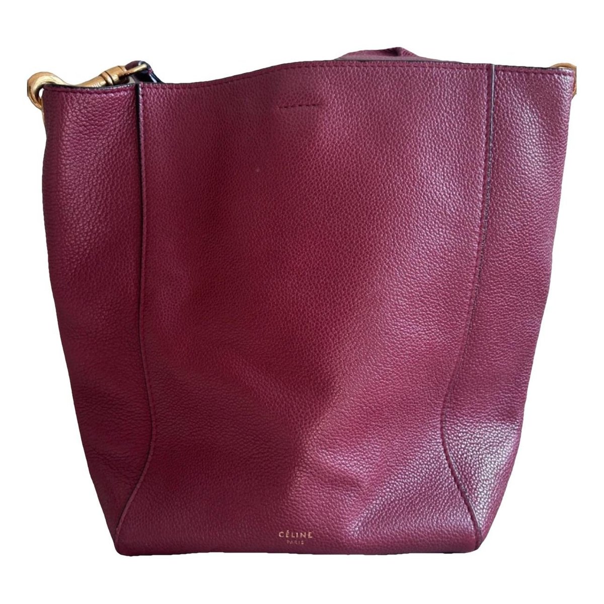 Seau Sangle leather tote