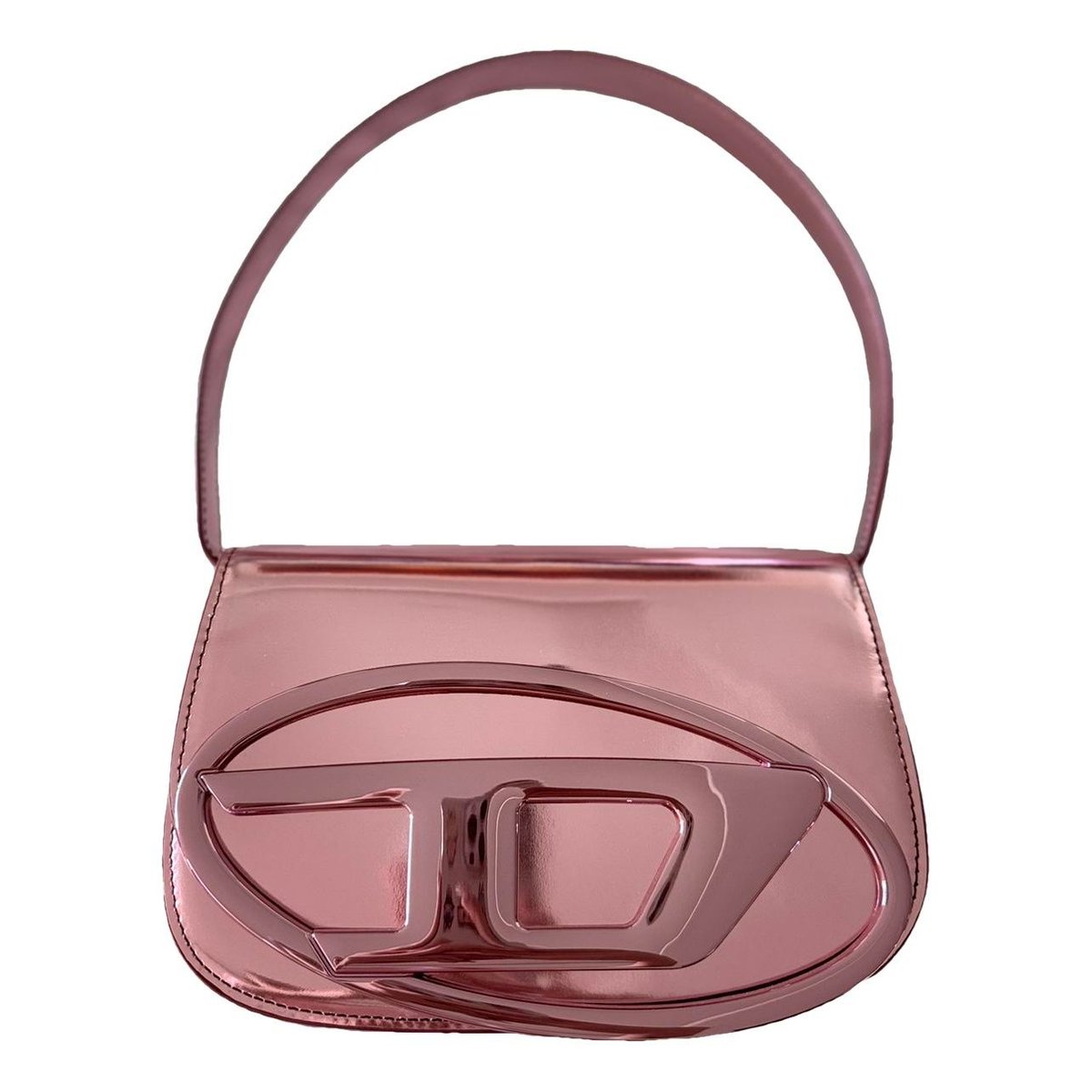 Patent leather handbag