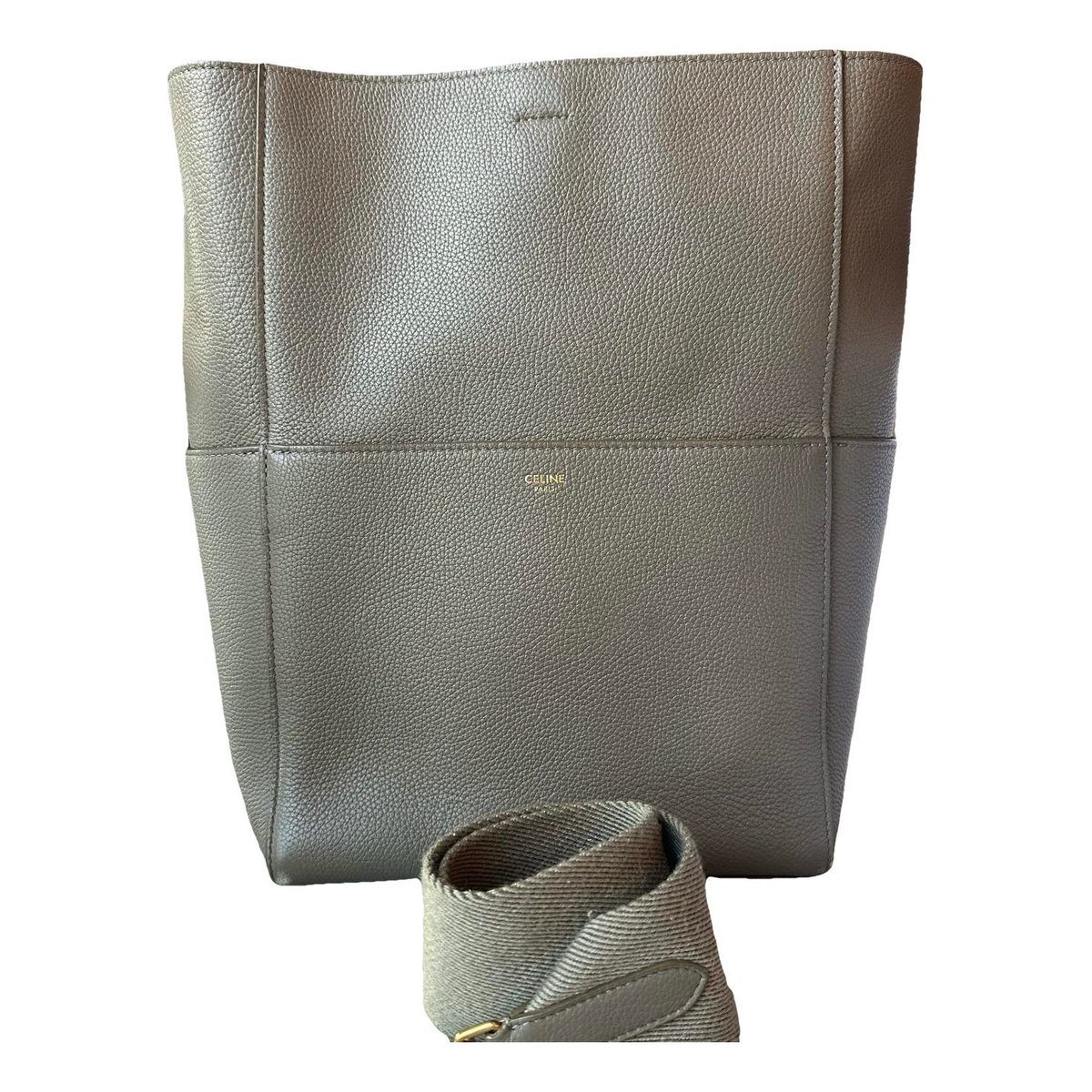 Seau Sangle leather tote