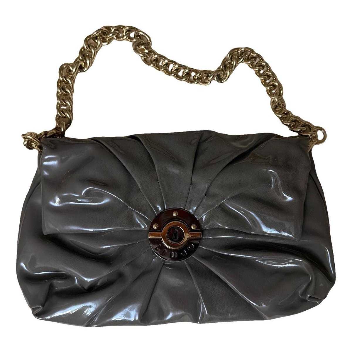Patent leather crossbody bag