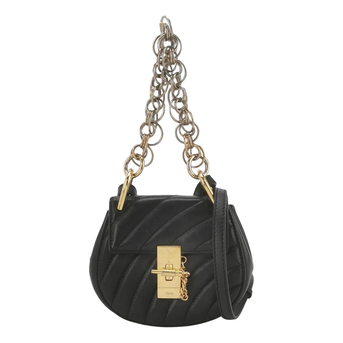 Drew leather handbag