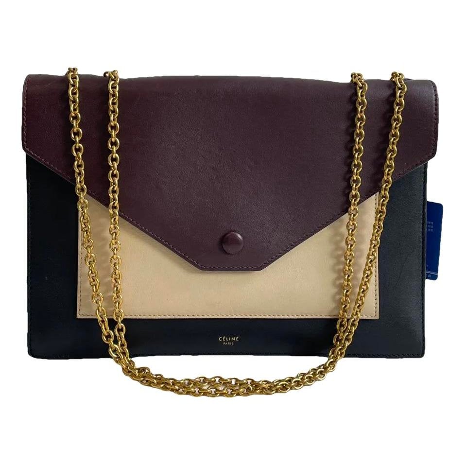Diamond Clutch leather handbag
