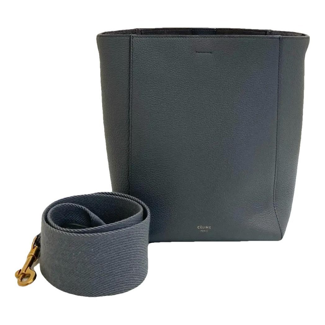 Seau Sangle leather handbag