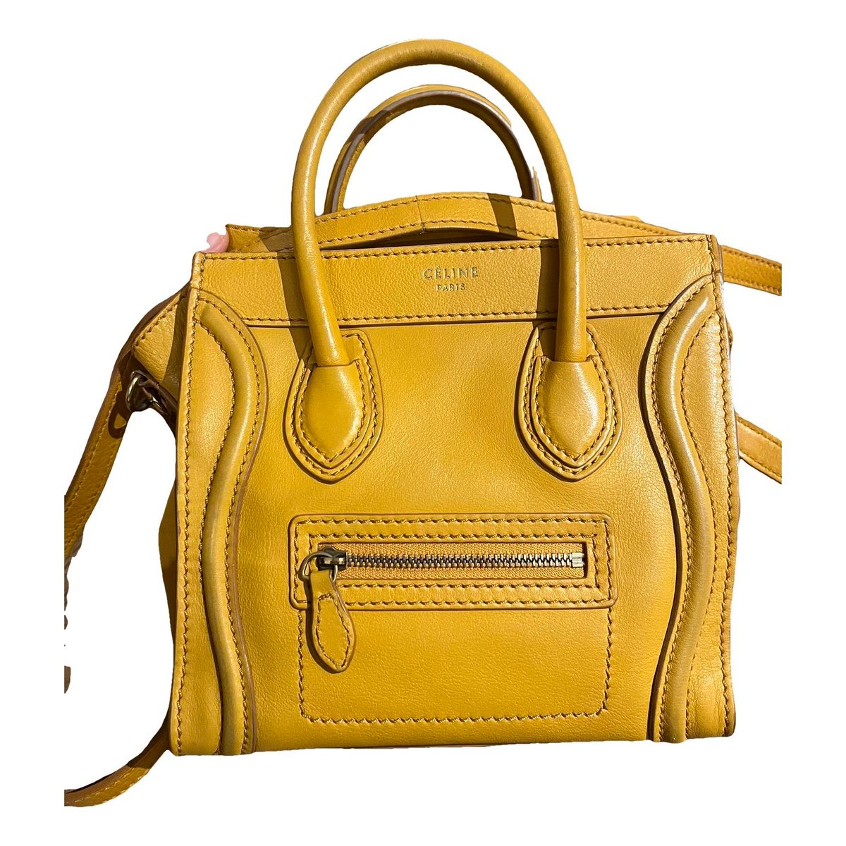 Nano Luggage leather handbag