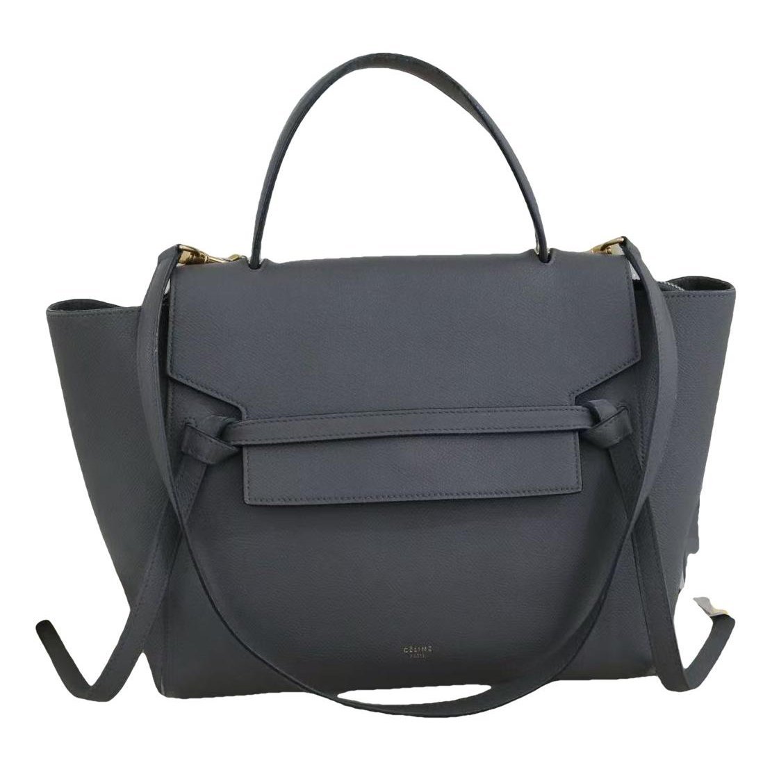 Belt leather handbag