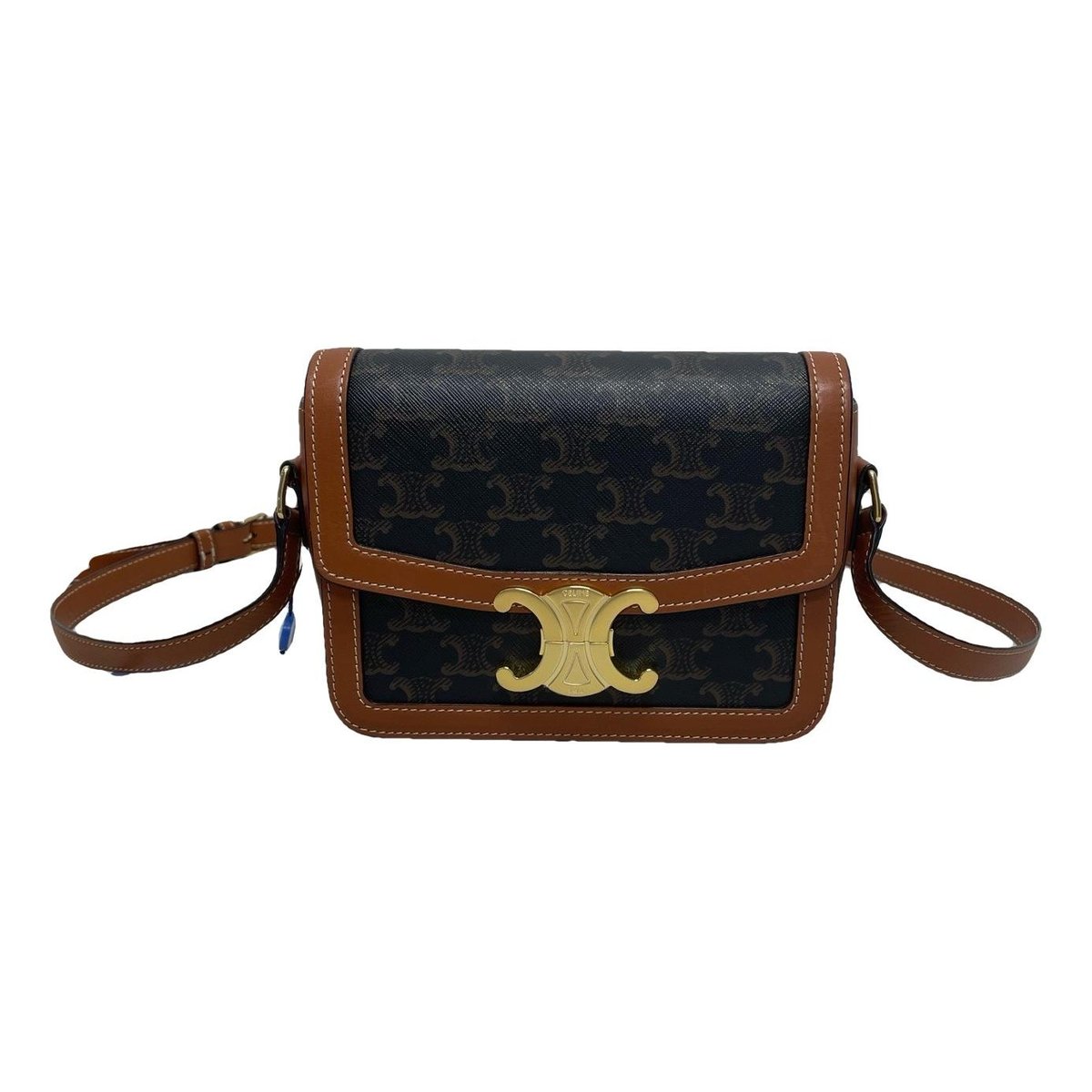 Triomphe leather handbag