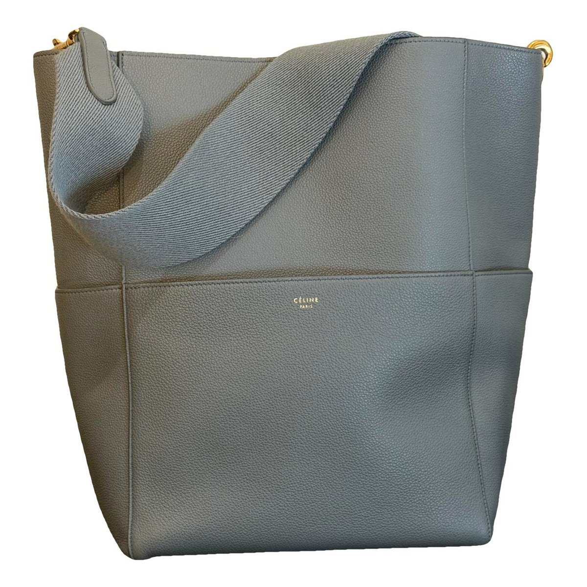 Seau Sangle leather tote
