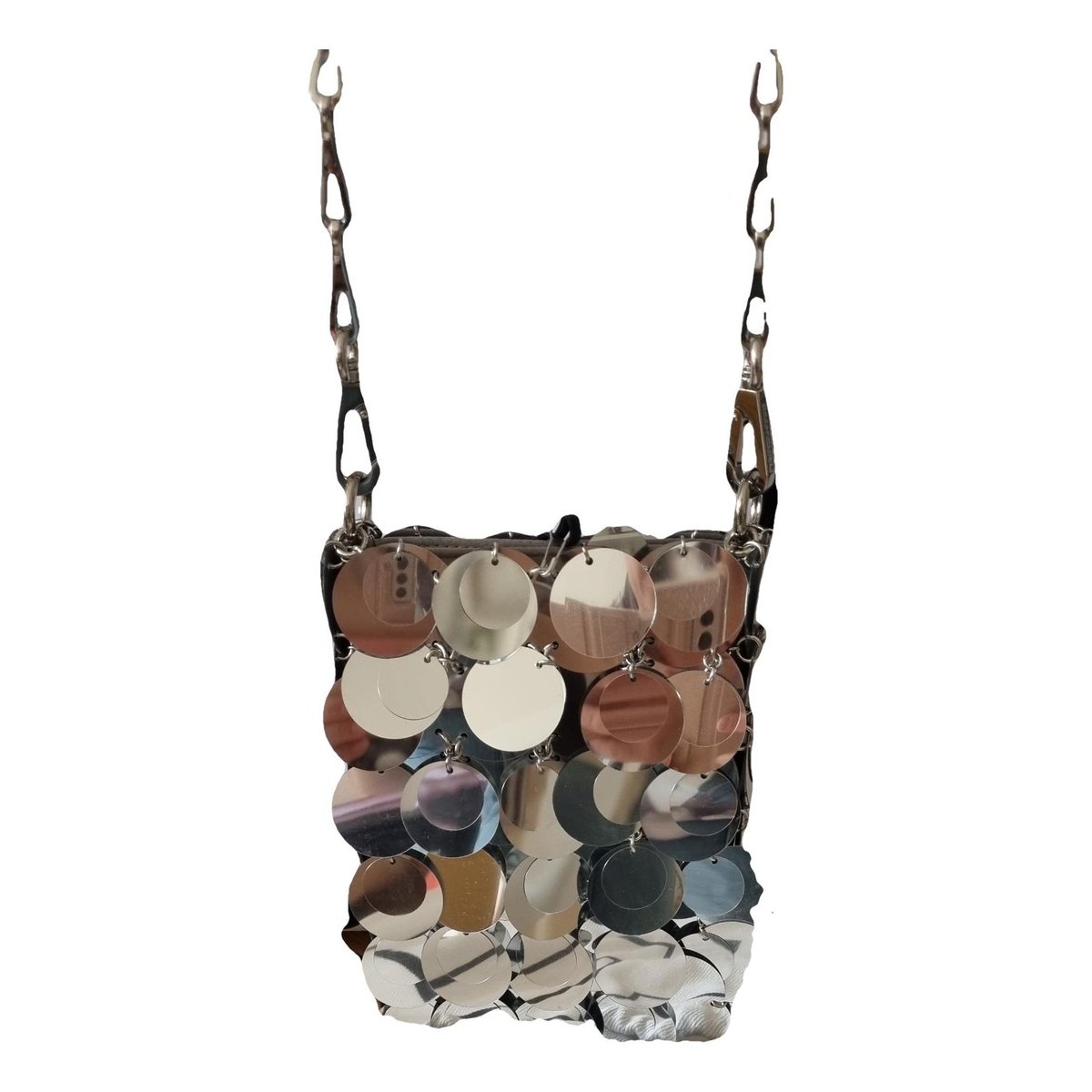 Vinyl crossbody bag