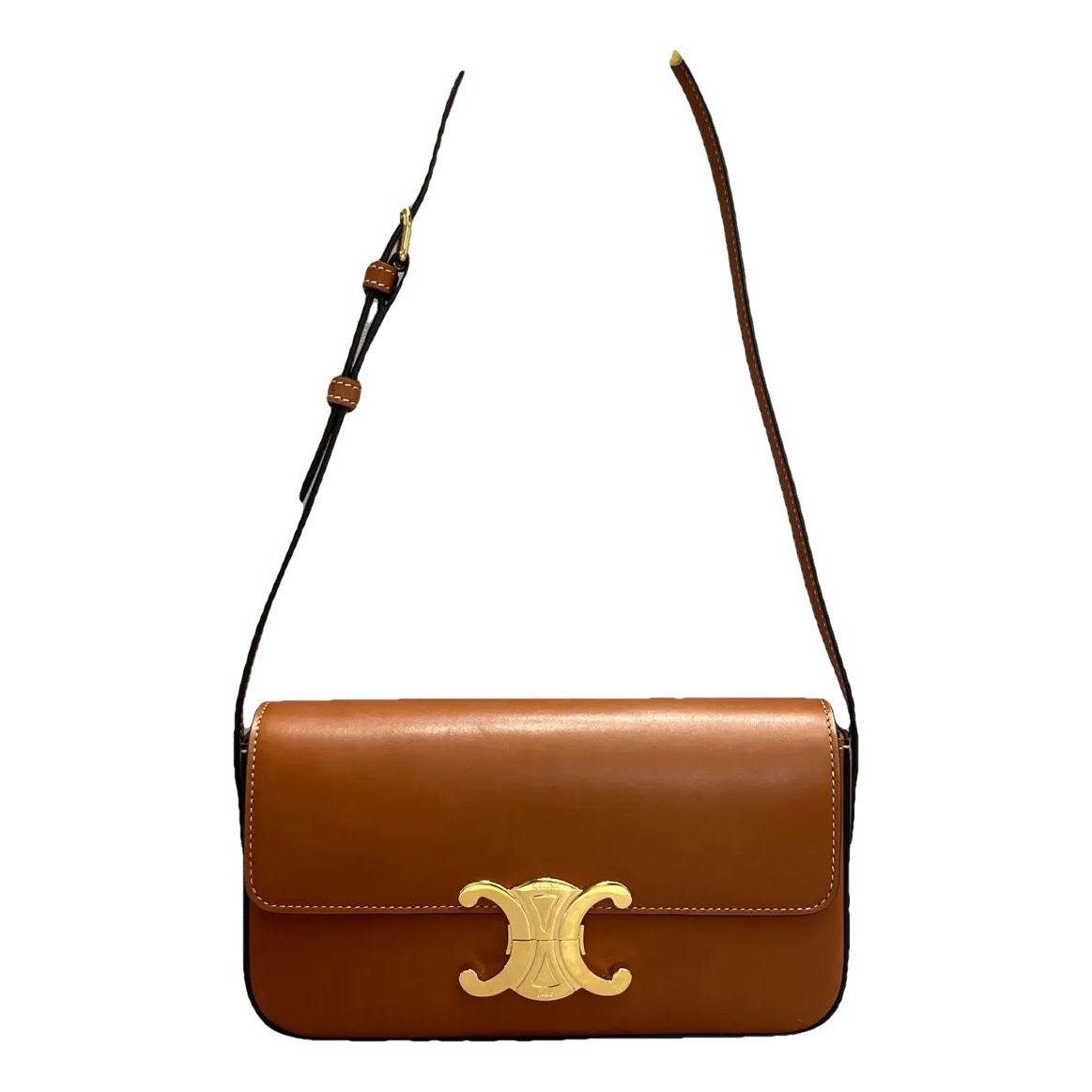 Triomphe Long leather handbag