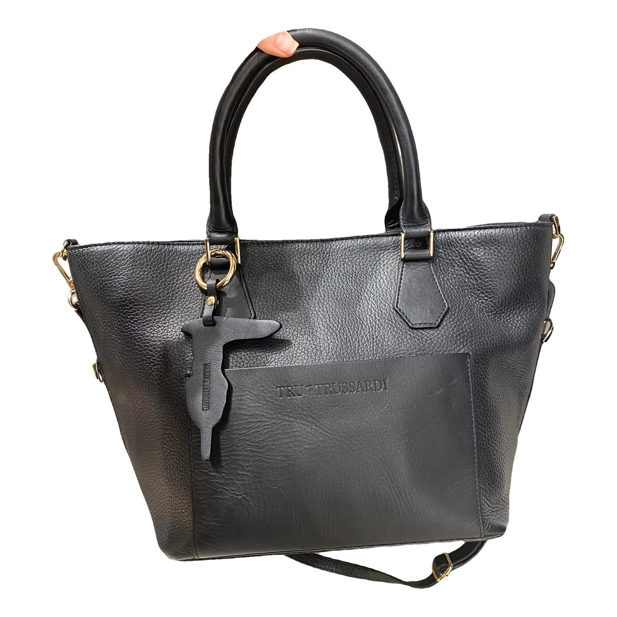 Leather tote