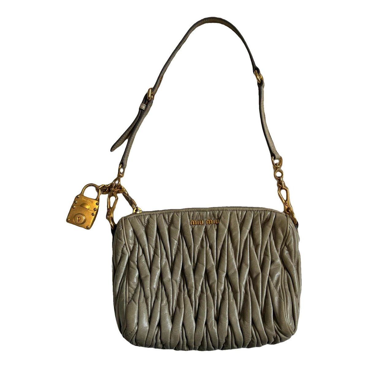 Miu Wander leather handbag