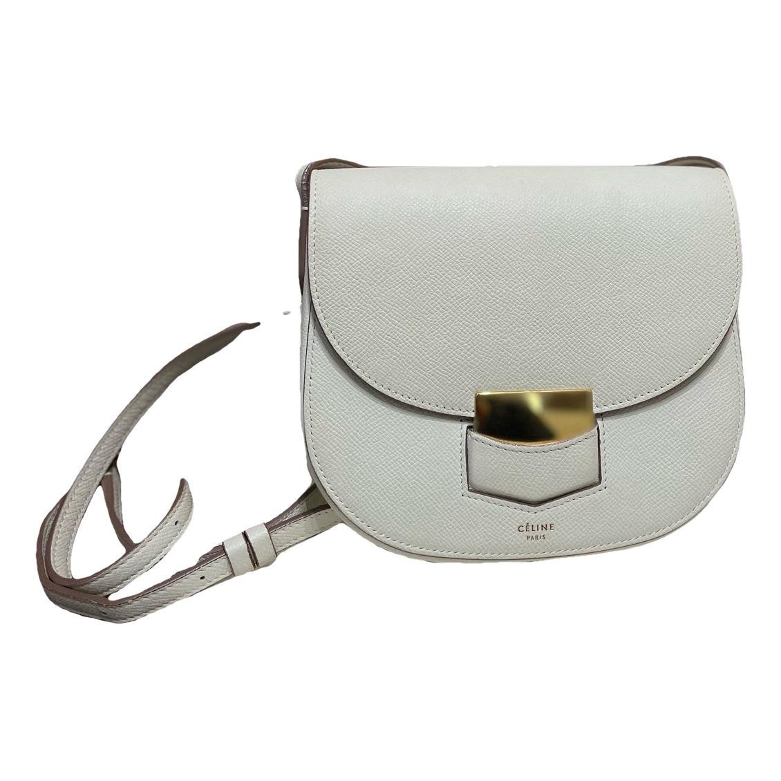 Trotteur leather crossbody bag
