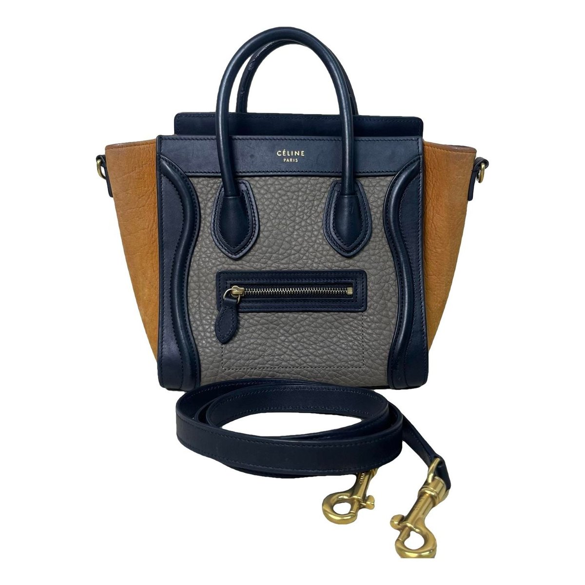 Nano Luggage leather handbag