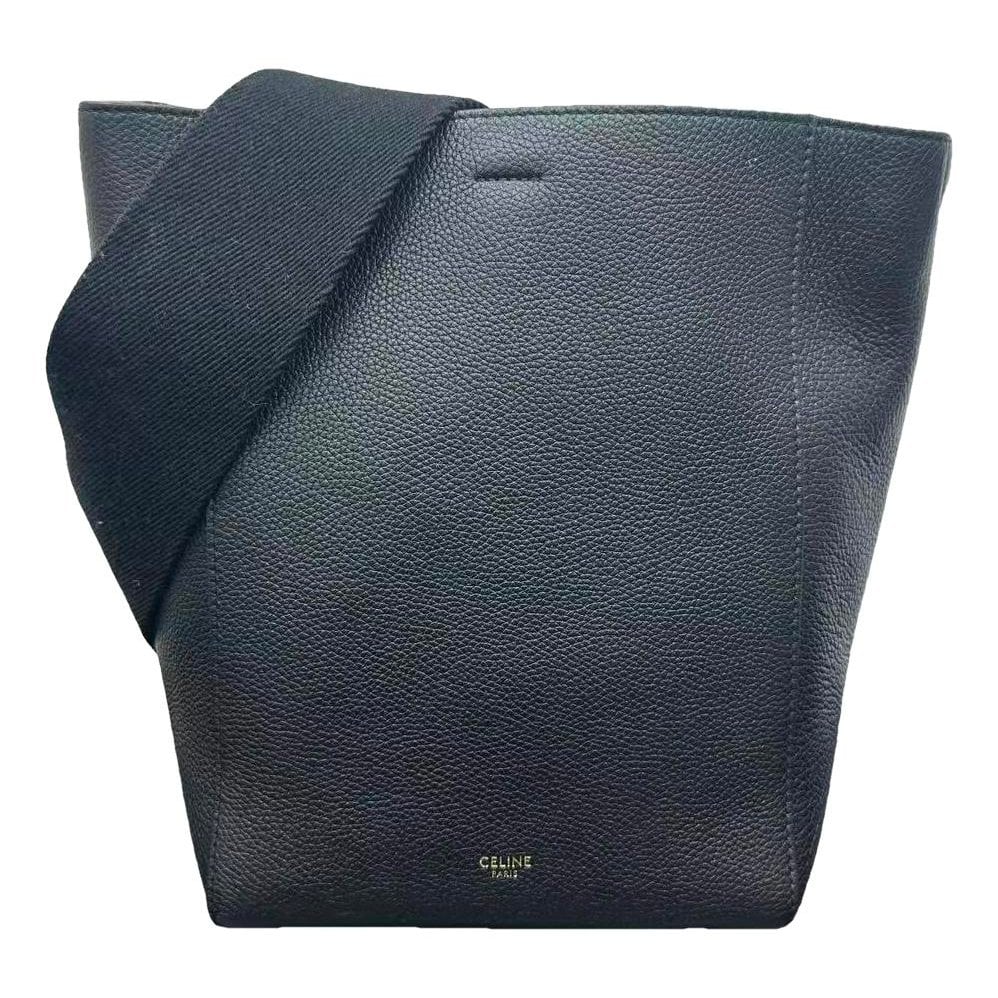 Seau Sangle leather handbag