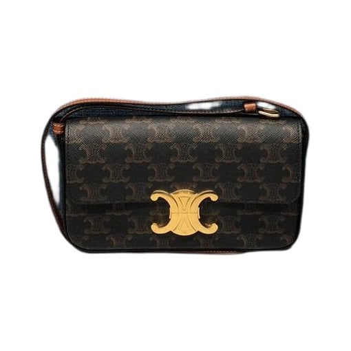 Triomphe Long leather handbag