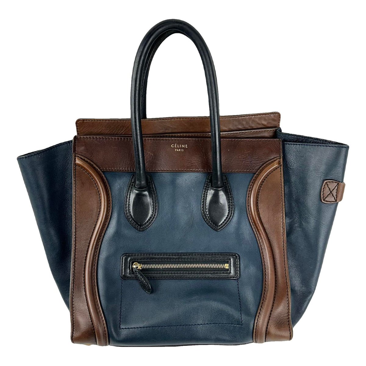 Luggage leather handbag