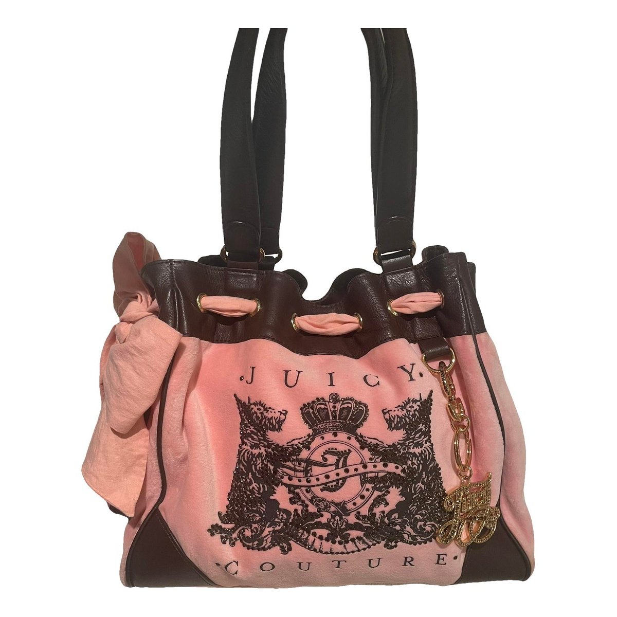 Velvet handbag
