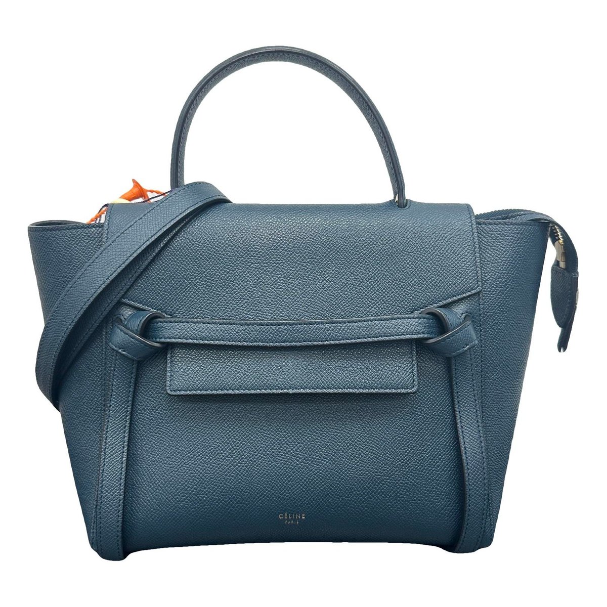 Belt leather handbag