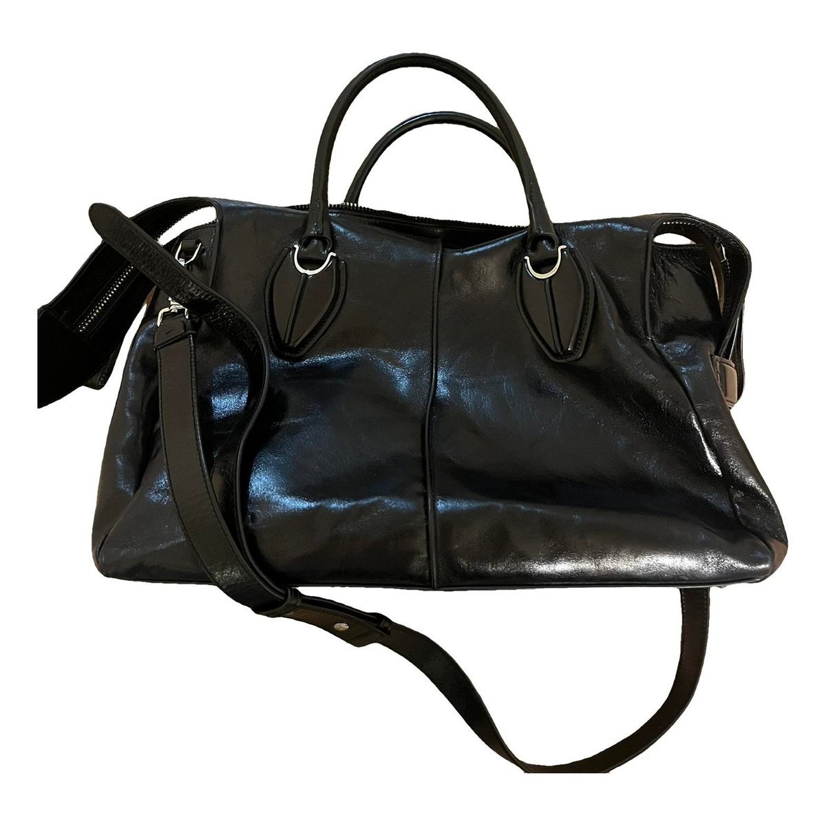 D Bag leather handbag