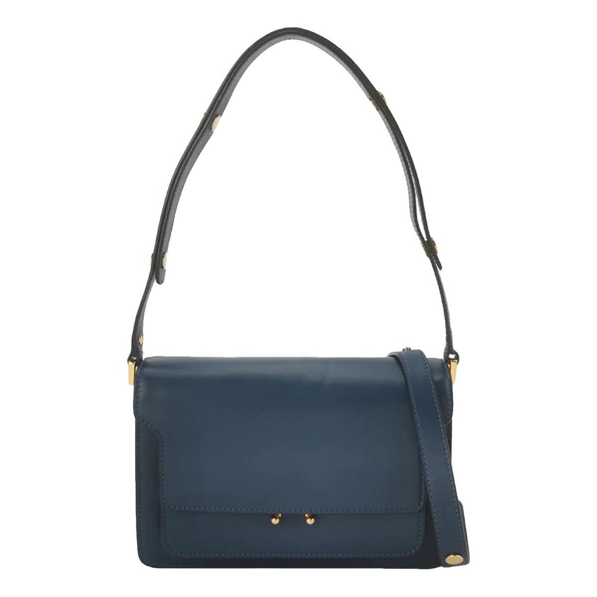 Trunk leather handbag
