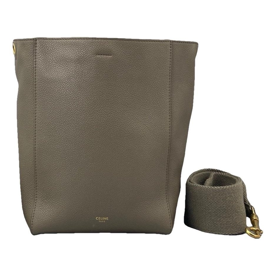 Seau Sangle leather handbag