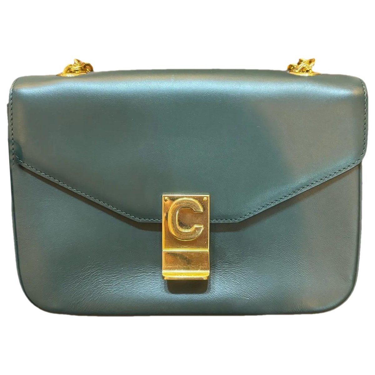 C bag leather crossbody bag