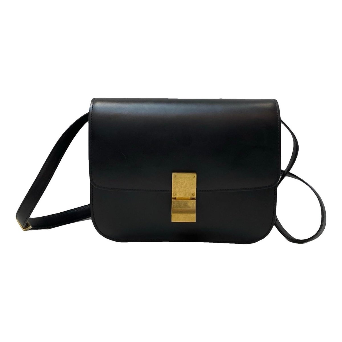Classic leather crossbody bag