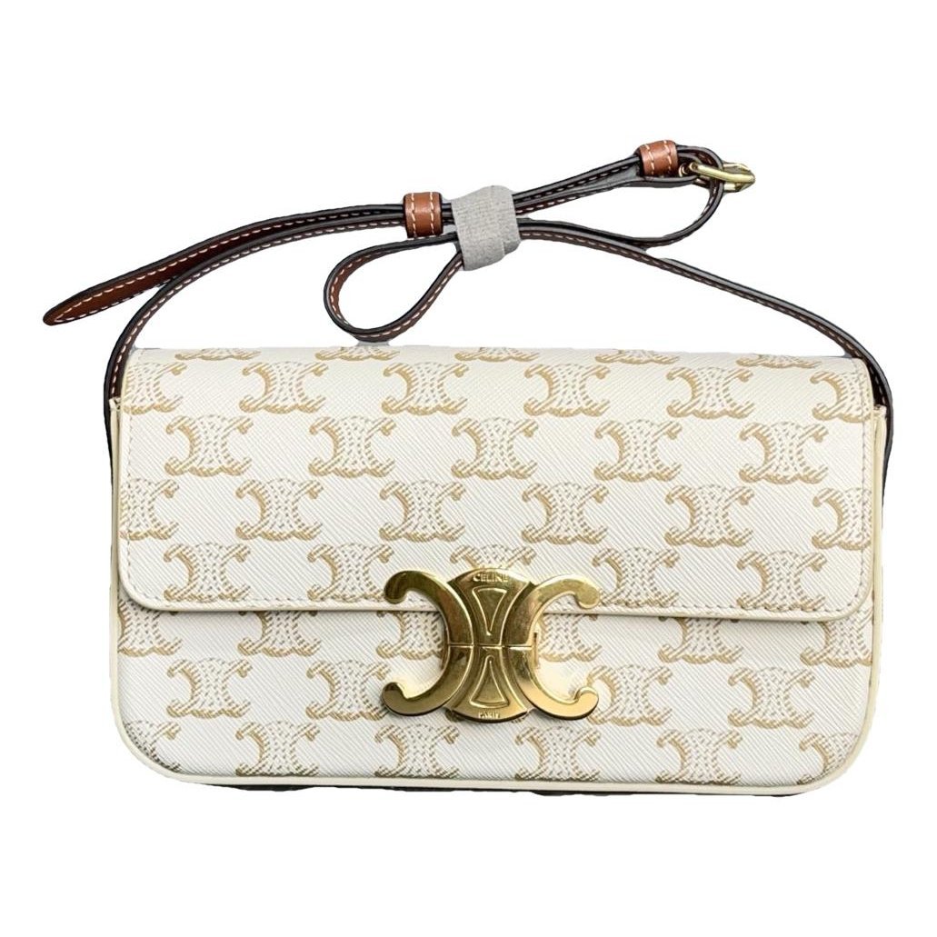 Triomphe Long leather handbag