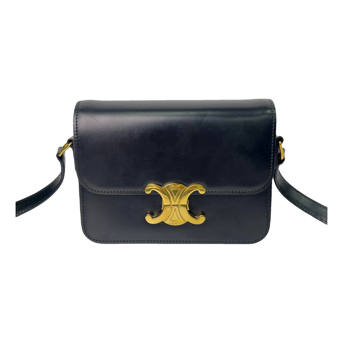 Triomphe leather handbag