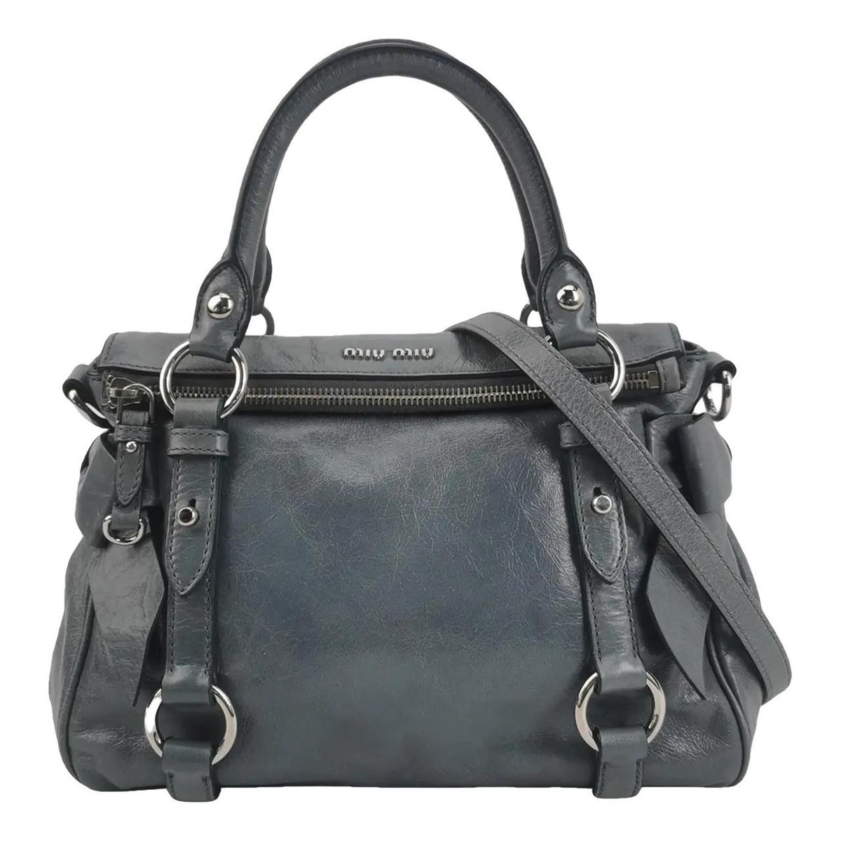 Vitello leather crossbody bag